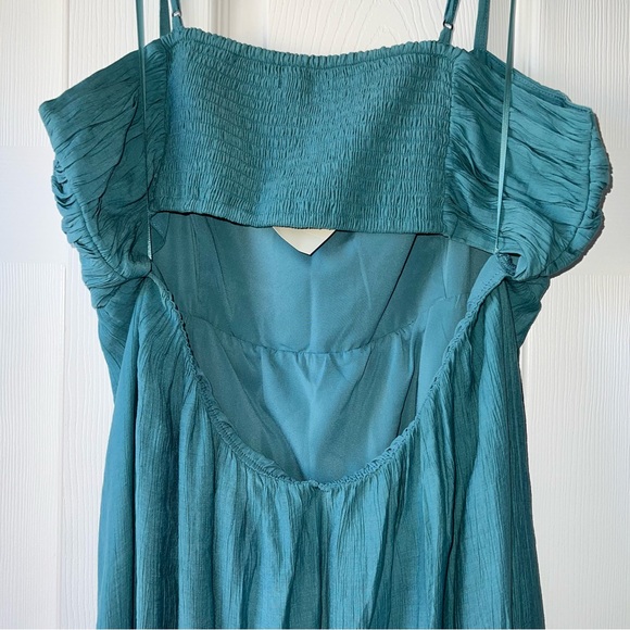 Abercrombie & Fitch Teal Maxi Dress - Picture 2 of 10